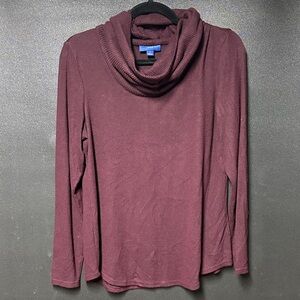Apt. 9 Rich Burgundy Cowl Neck Sweater